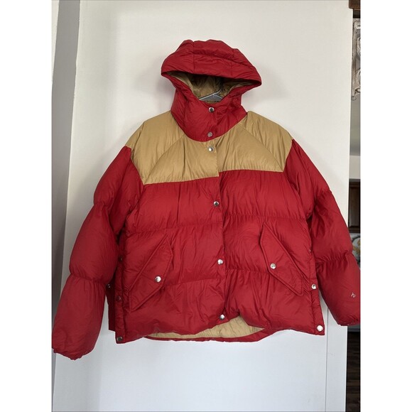 rag & bone Jackets & Blazers - Rag & Bone Joelle Women's Down Puffer Jacket Sz Small P Orange /Brown MSRP $595